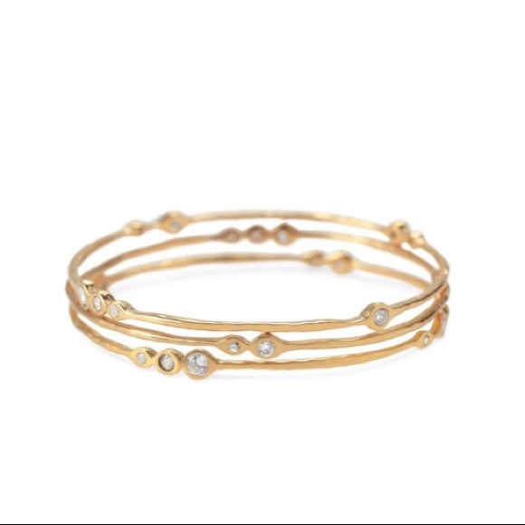 :: S&D⚜️✨Golden Sparkle [3] Devi Bangle Bracelets - Picture 4 of 4